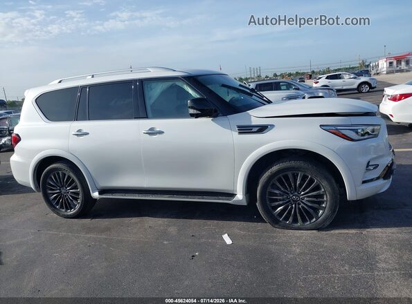 JN8AZ2AF2P9757338 2023 INFINITI QX80 White Вид задньої частини салону