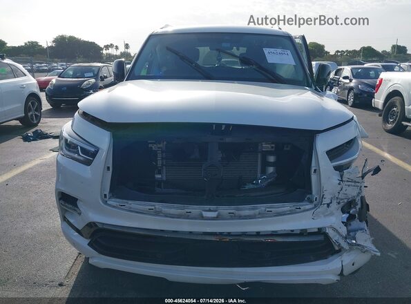 JN8AZ2AF2P9757338 2023 INFINITI QX80 White Вид щитка приладів