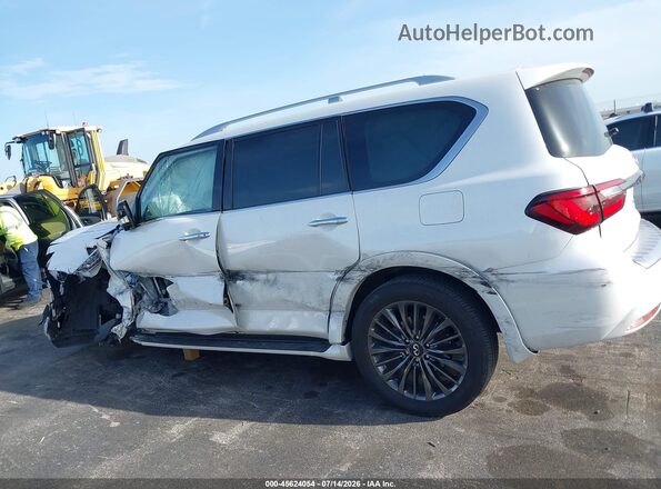 JN8AZ2AF2P9757338 2023 INFINITI QX80 White Панорамний вид салону 360°