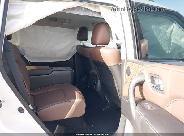 JN8AZ2AF2P9757338 2023 INFINITI QX80 White Вид наклейки з VIN-кодом
