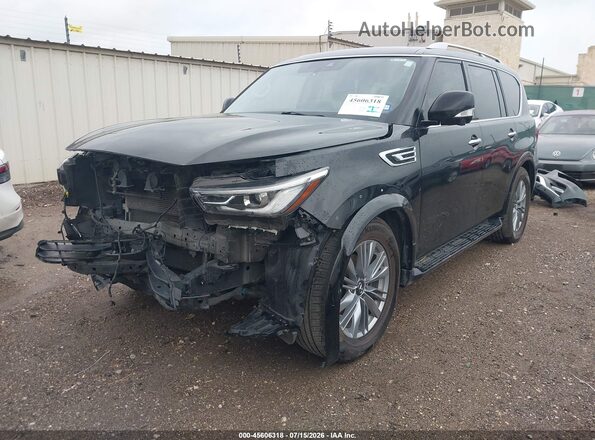 JN8AZ2AF4P9756501 2023 INFINITI QX80 Black Передня ліва чверть