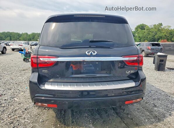 JN8AZ2AF9M9716958 2021 INFINITI QX80 Black უკანა ხედი