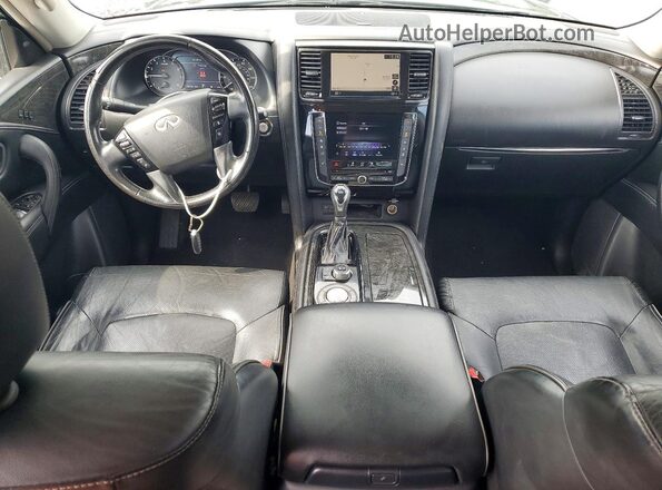 JN8AZ2AF9M9716958 2021 INFINITI QX80 Black წინა პანელის ხედი