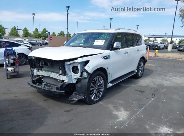 JN8AZ2BC5M9475856 2021 INFINITI QX80 Белый Передняя левая четверть