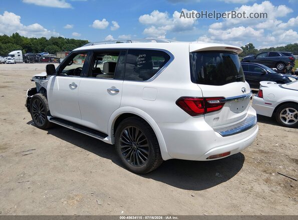 JN8AZ2BE0P9301991 2023 INFINITI QX80 White უკანა მარცხენა