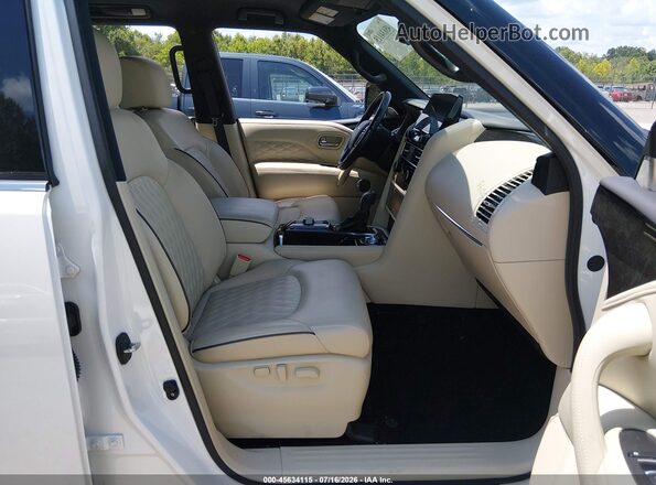JN8AZ2BE0P9301991 2023 INFINITI QX80 White წინა სალონის ხედი
