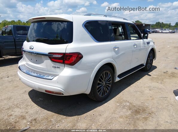 JN8AZ2BE0P9301991 2023 INFINITI QX80 White უკანა მარჯვენა