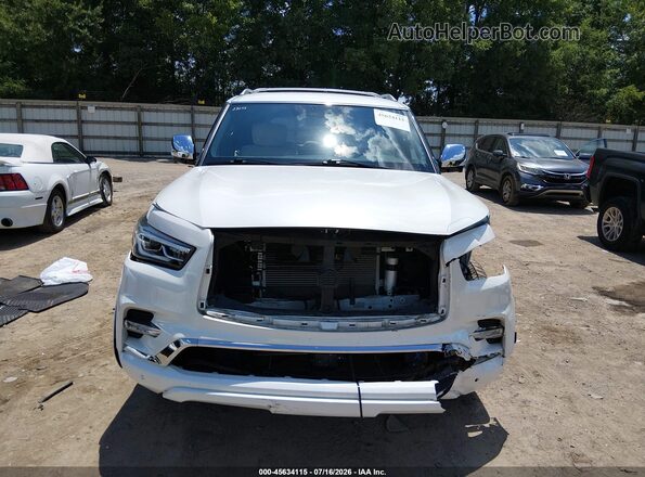 JN8AZ2BE0P9301991 2023 INFINITI QX80 White ხელსაწყოთა პანელის ხედი