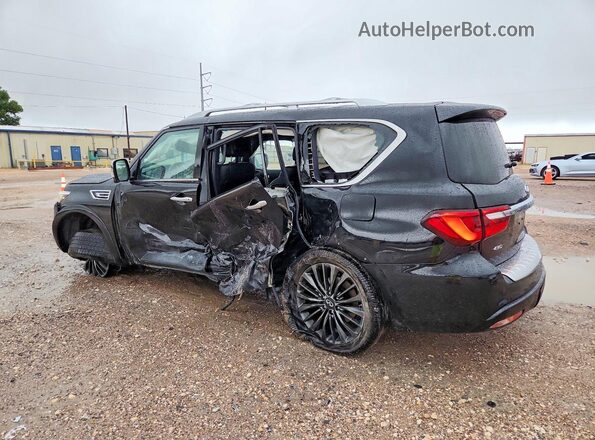JN8AZ2BE2P9302317 2023 INFINITI QX80 Черный Задняя левая четверть