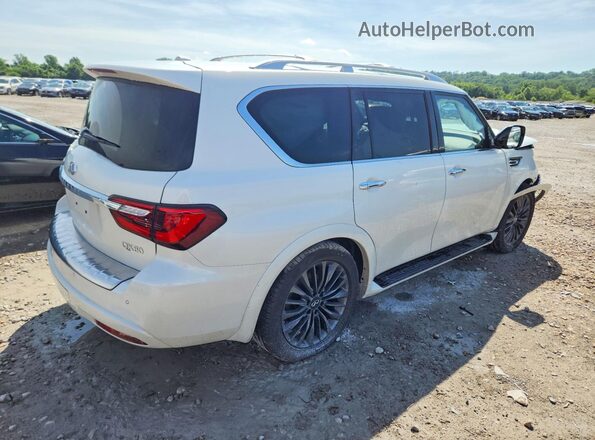 JN8AZ2BE8P9301785 2023 INFINITI QX80 White Rear right