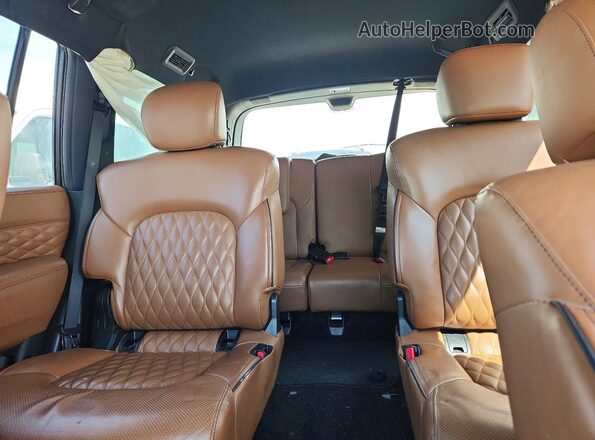 JN8AZ2BE8P9301785 2023 INFINITI QX80 White Rear seats view