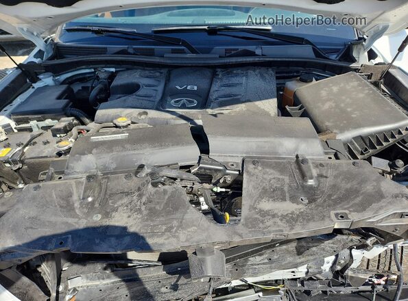 JN8AZ2BE8P9301785 2023 INFINITI QX80 White Engine compartment view