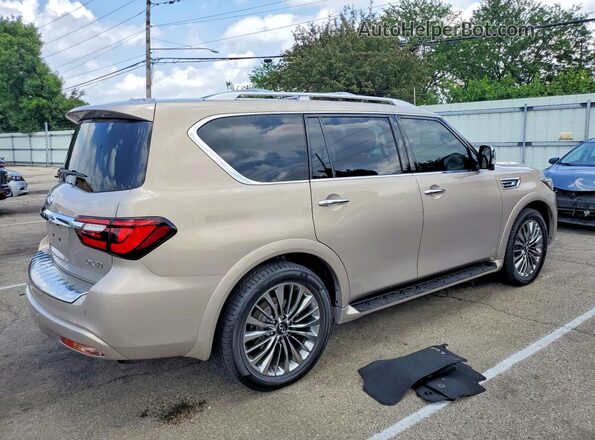 JN8AZ2BE9M9272115 2021 INFINITI QX80 Beige Հետևի աջ