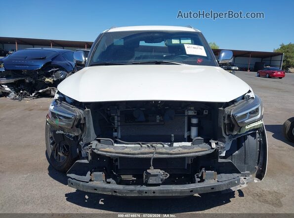 JN8AZ2BE9P9303402 2023 INFINITI QX80 White უკანა სალონის ხედი