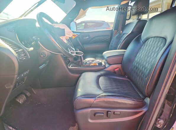 JN8AZ2BF5M9715899 2021 INFINITI QX80 Черный Вид салона спереди