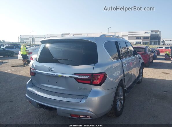 JN8AZ2ND4J9840267 2018 INFINITI QX80 Silver Tył prawy