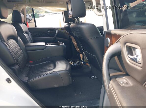 JN8AZ2NE2K9236887 2019 INFINITI QX80 White Widok naklejki z numerem VIN