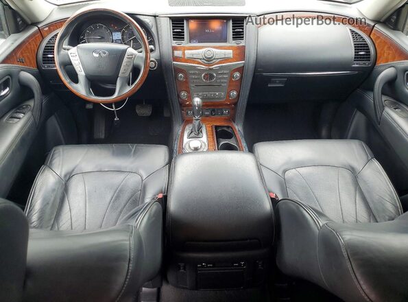 JN8AZ2NE5G9125595 2016 INFINITI QX80 Blue Առջևի վահանակի տեսք