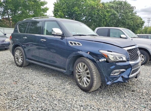 JN8AZ2NE5G9125595 2016 INFINITI QX80 Blue Առջևի աջ