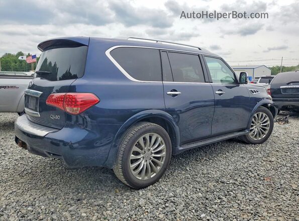 JN8AZ2NE5G9125595 2016 INFINITI QX80 Blue Հետևի աջ
