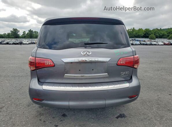JN8AZ2NE5H9152930 2017 INFINITI QX80 Gray Հետևի տեսք