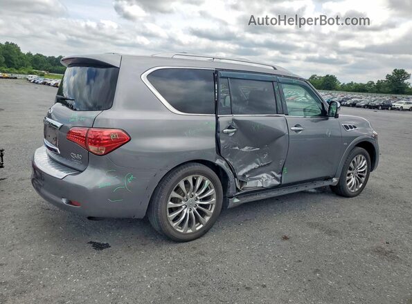 JN8AZ2NE5H9152930 2017 INFINITI QX80 Gray Հետևի աջ