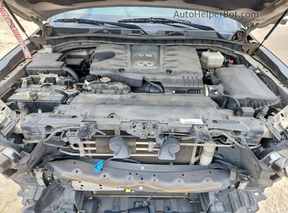 JN8AZ2NE5K9225267 2019 INFINITI QX80 Beige Engine compartment view