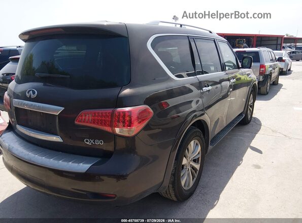 JN8AZ2NEXH9154754 2017 INFINITI QX80 Burgundy უკანა მარჯვენა