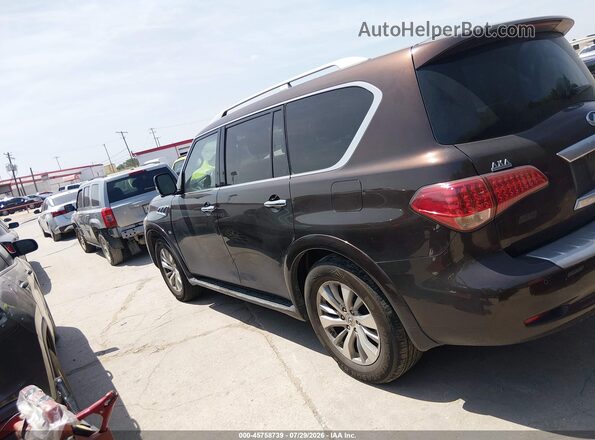 JN8AZ2NEXH9154754 2017 INFINITI QX80 Burgundy სალონის 360-გრადუსიანი ხედი