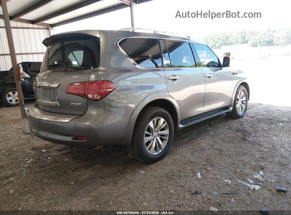 JN8AZ2NF0G9610588 2016 INFINITI QX80 Gray Задня права чверть