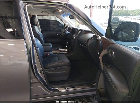 JN8AZ2NF0G9610588 2016 INFINITI QX80 Gray Вид салону спереду