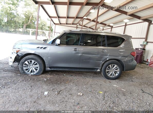 JN8AZ2NF0G9610588 2016 INFINITI QX80 Gray 
