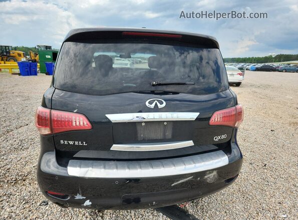 JN8AZ2NF0G9610929 2016 INFINITI QX80 Black უკანა ხედი