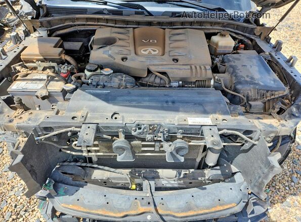 JN8AZ2NF0J9660611 2018 INFINITI QX80 Black Շարժիչի բաժամունքի տեսք