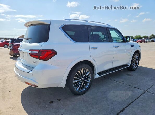 JN8AZ2NF0K9687938 2019 INFINITI QX80 Белый Задняя правая четверть