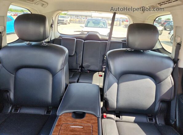 JN8AZ2NF0K9687938 2019 INFINITI QX80 Белый Вид задних сидений