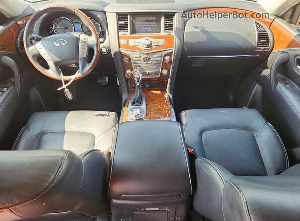 JN8AZ2NF0K9687938 2019 INFINITI QX80 Белый Вид панели приборов