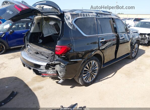 JN8AZ2NF0L9700558 2020 INFINITI QX80 Black Tył prawy