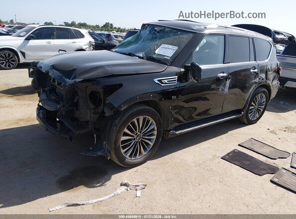 JN8AZ2NF0L9700558 2020 INFINITI QX80 Black Przód lewy