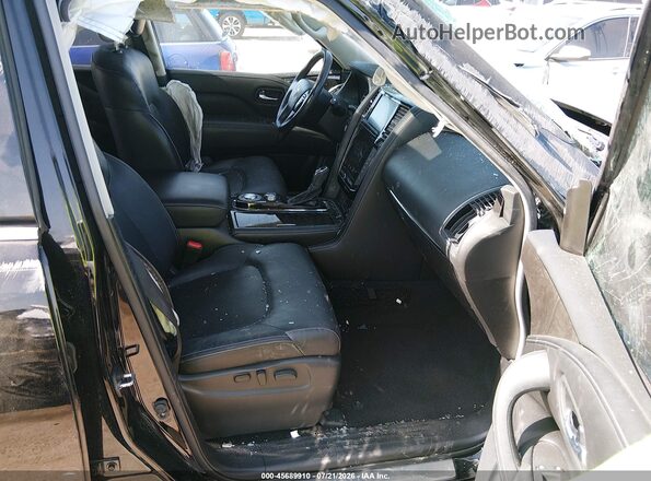 JN8AZ2NF0L9700558 2020 INFINITI QX80 Black Widok wnętrza z przodu