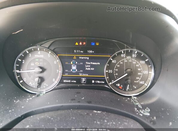 JN8AZ2NF0L9700558 2020 INFINITI QX80 Black Widok tylnych siedzeń
