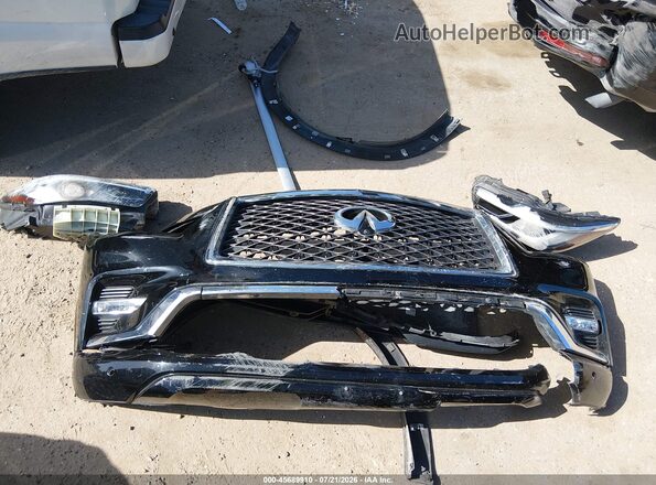 JN8AZ2NF0L9700558 2020 INFINITI QX80 Black Widok zestawu wskaźników