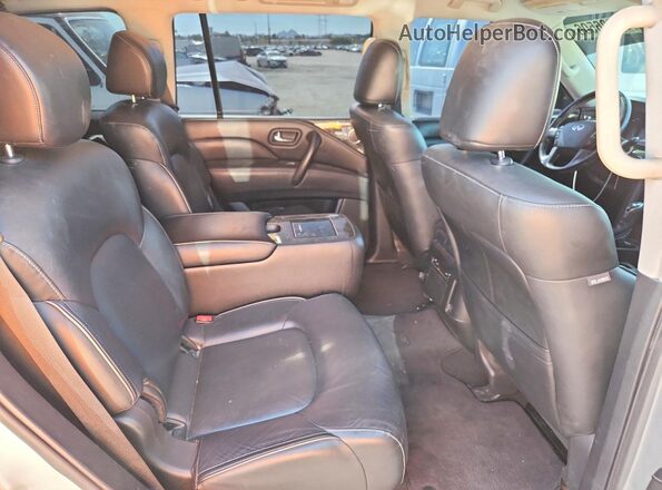 JN8AZ2NF0L9703847 2020 INFINITI QX80 Silver Rear interior view