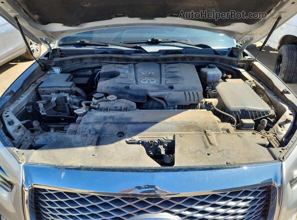 JN8AZ2NF0L9703847 2020 INFINITI QX80 Silver Engine compartment view