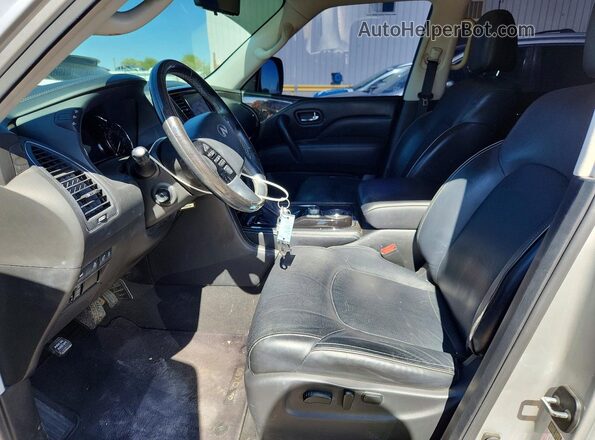 JN8AZ2NF0L9703847 2020 INFINITI QX80 Silver Front interior view