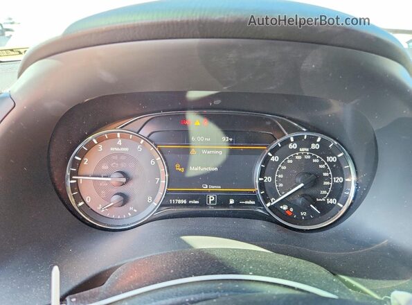 JN8AZ2NF0L9703847 2020 INFINITI QX80 Silver Instrument cluster view