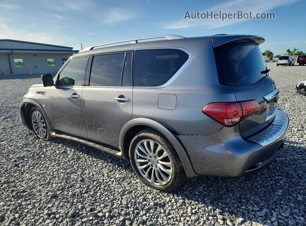 JN8AZ2NF1G9613113 2016 INFINITI QX80 Gray Rear left