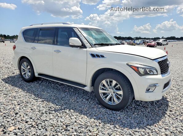 JN8AZ2NF1H9640992 2017 INFINITI QX80 White Առջևի աջ