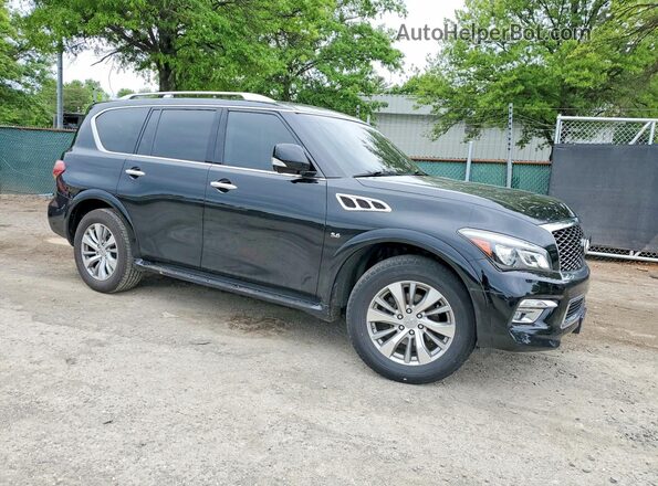JN8AZ2NF2G9610995 2016 INFINITI QX80 Black Առջևի աջ