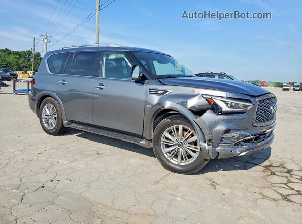 JN8AZ2NF2K9687911 2019 INFINITI QX80 Gray Առջևի աջ